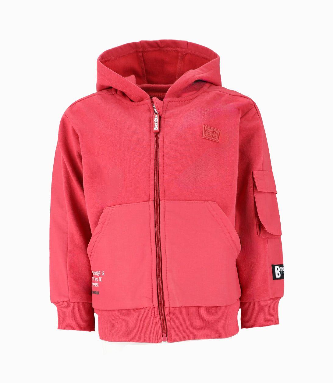 Polerón niño con gorro Rojo Black and Blue-0