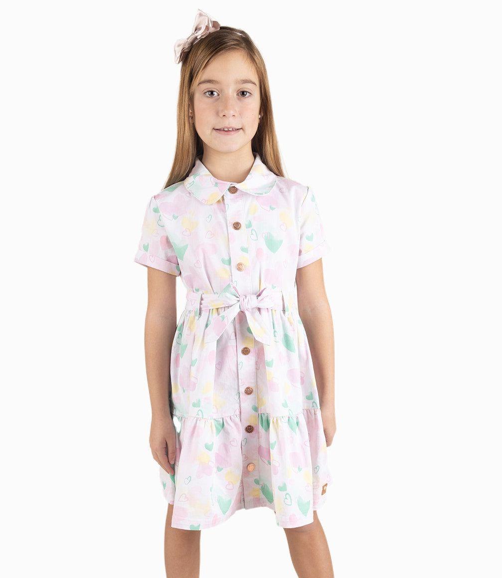 Vestido Niña Con Cinturón Varios-3