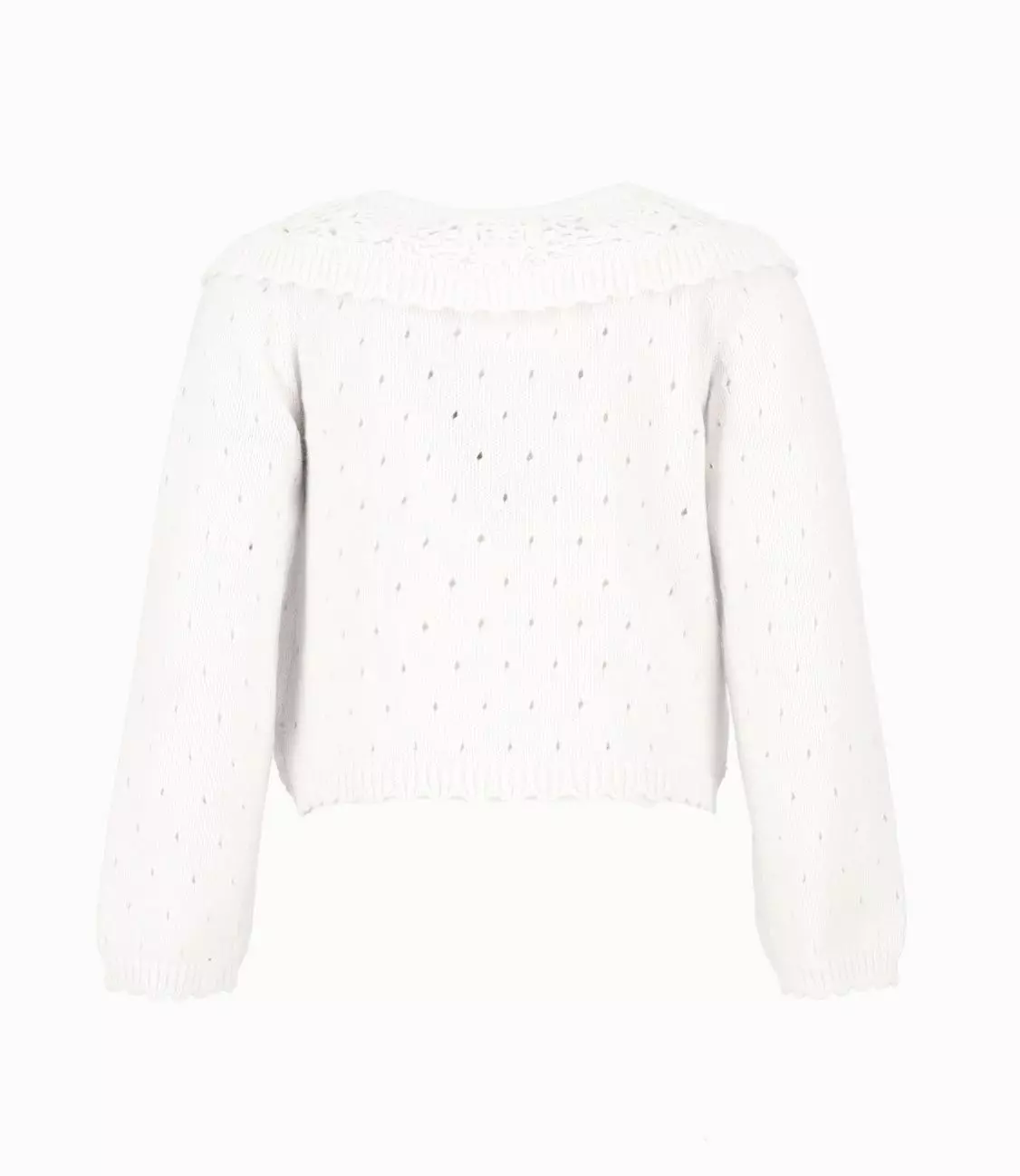 Chaleco bebé bolero blanco Limonada-2