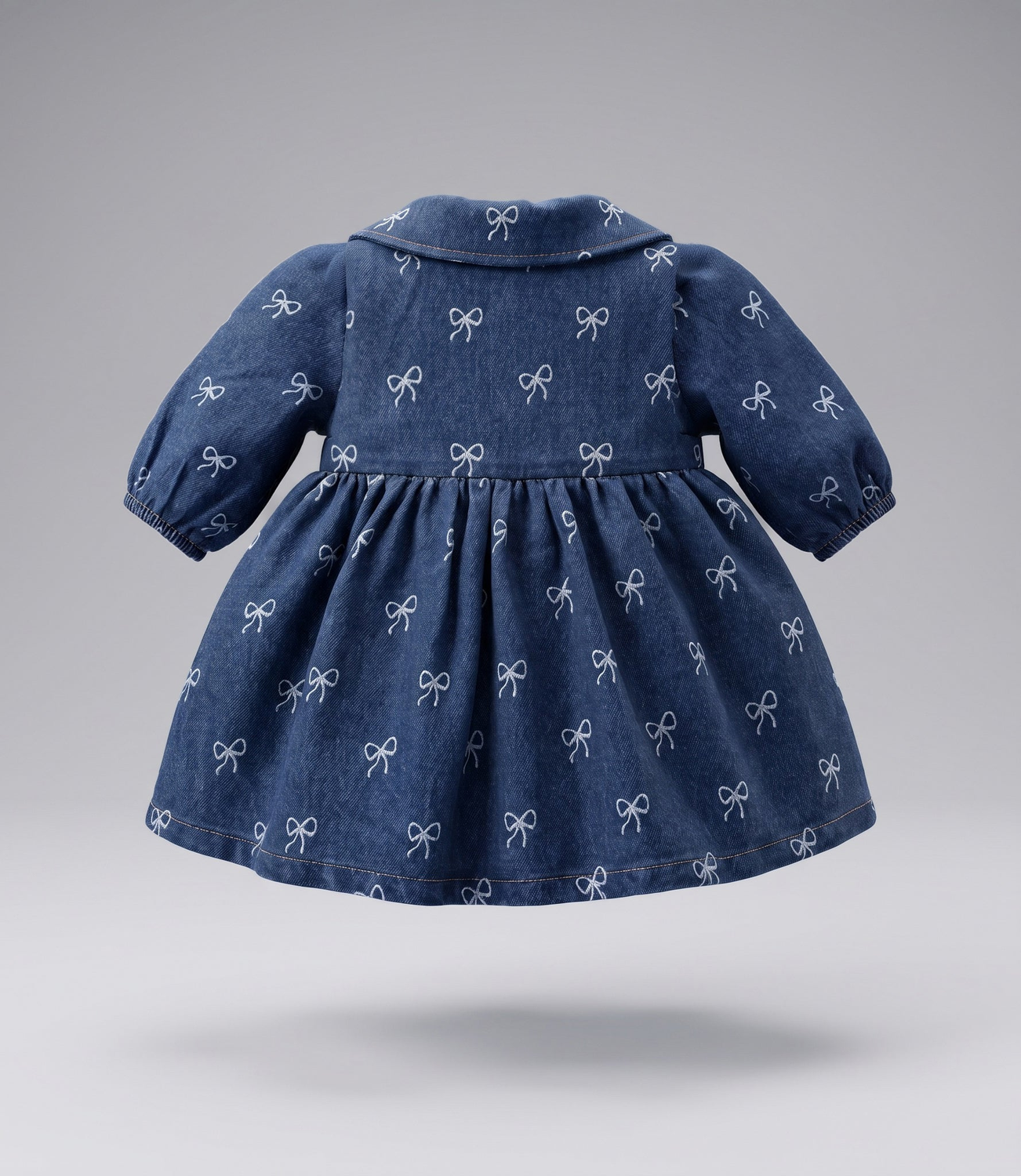 Vestido manga larga recién nacida  L13131270309 denim-1