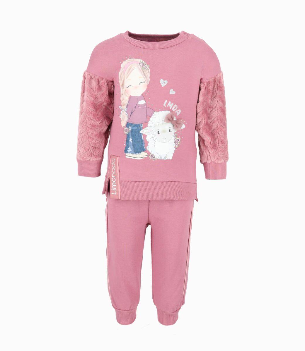 Buzo bebés jogger burdeo Limonada-0