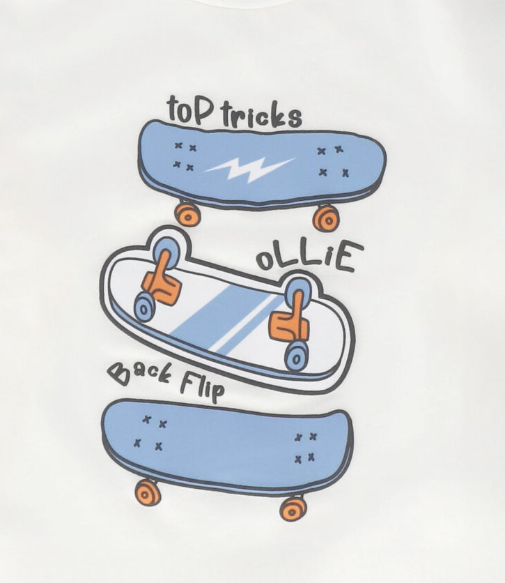 Polera manga larga niño skate crudo 4 Kids-2