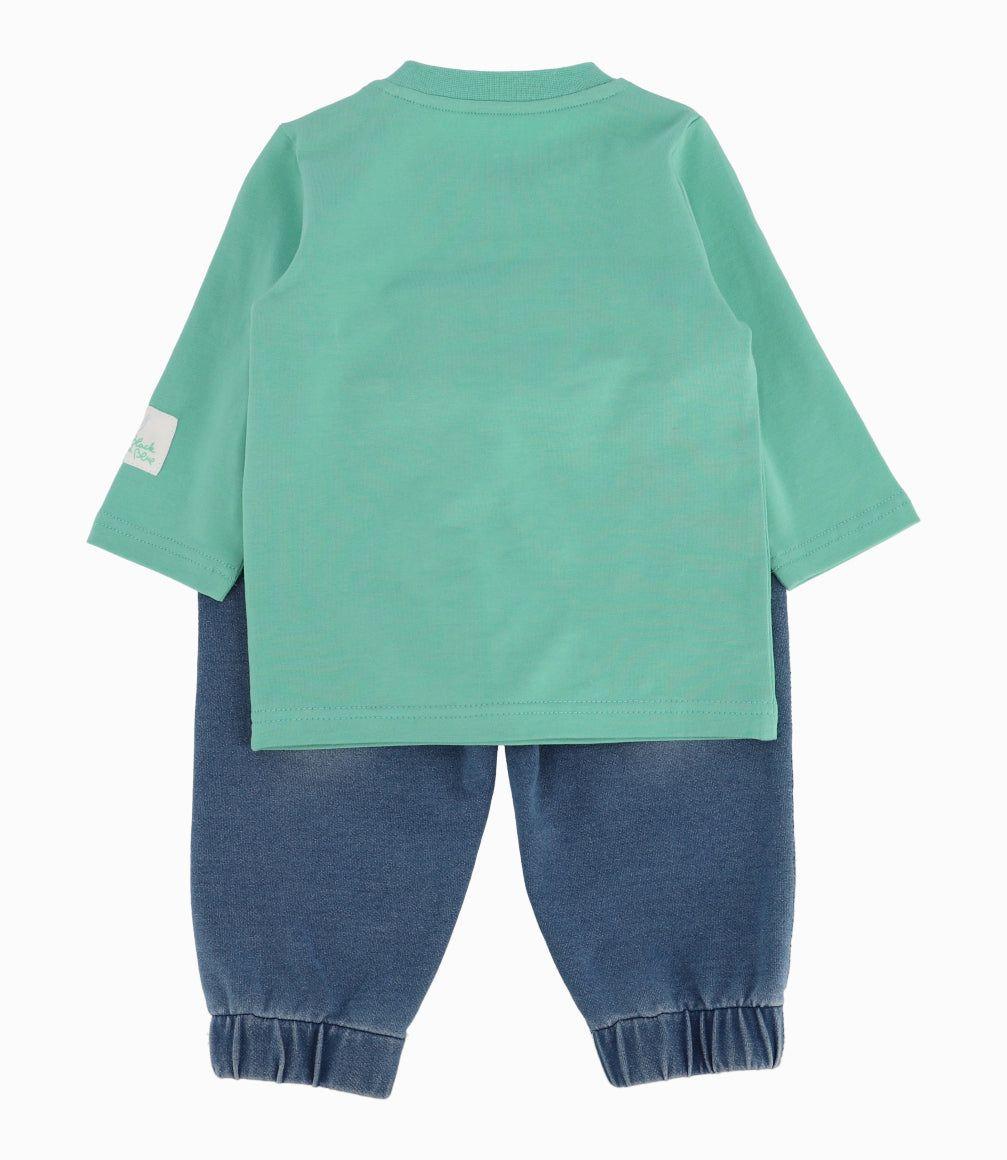 Conjunto Recién Nacido De Polera Y Pantalón-1