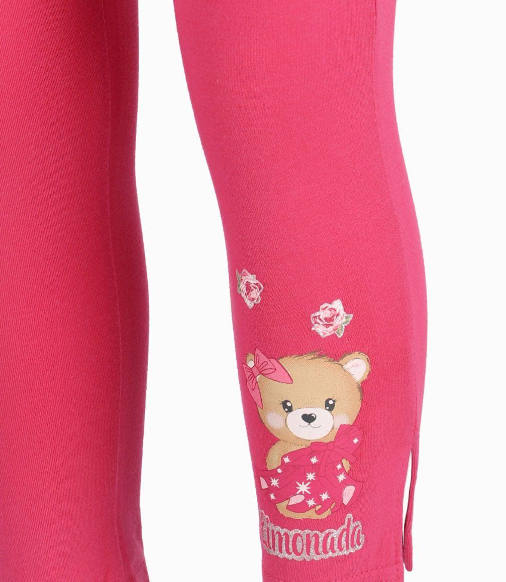 Calza Con Osito Niña Frutilla Limonada-1