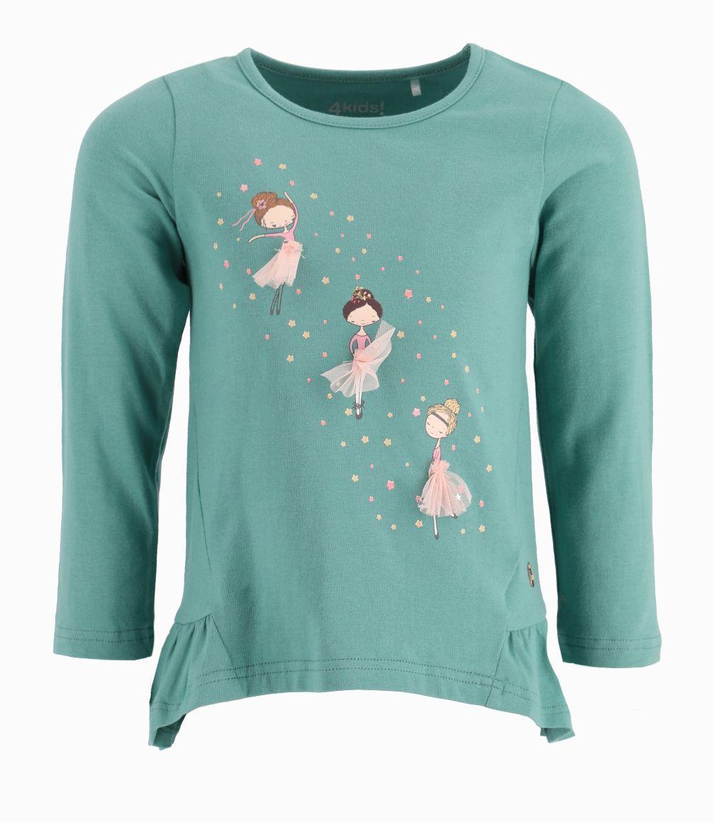 Polera Niña Bailarina Esmeralda-2