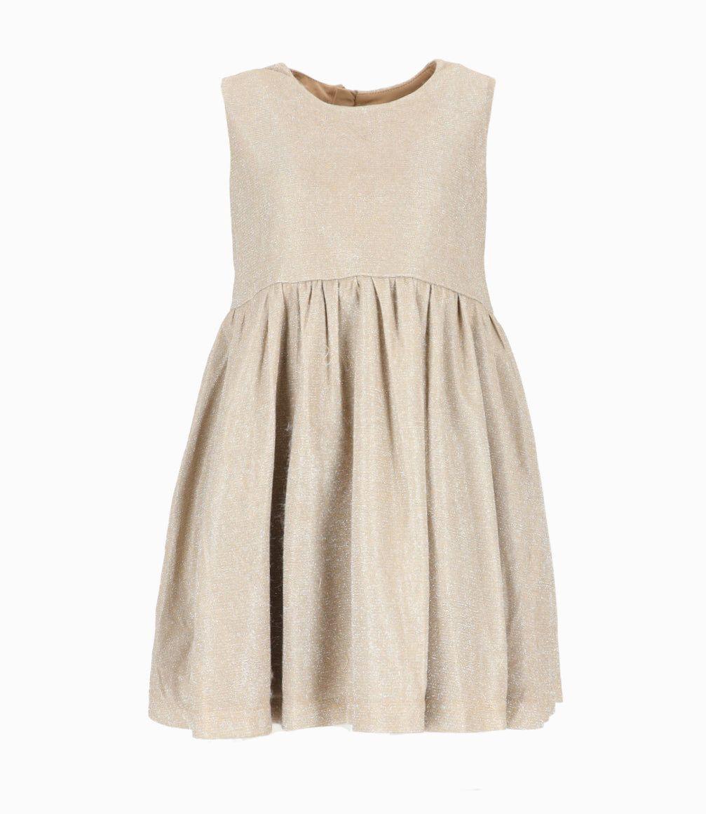 Vestido niña con abrigo beige Limonada-1