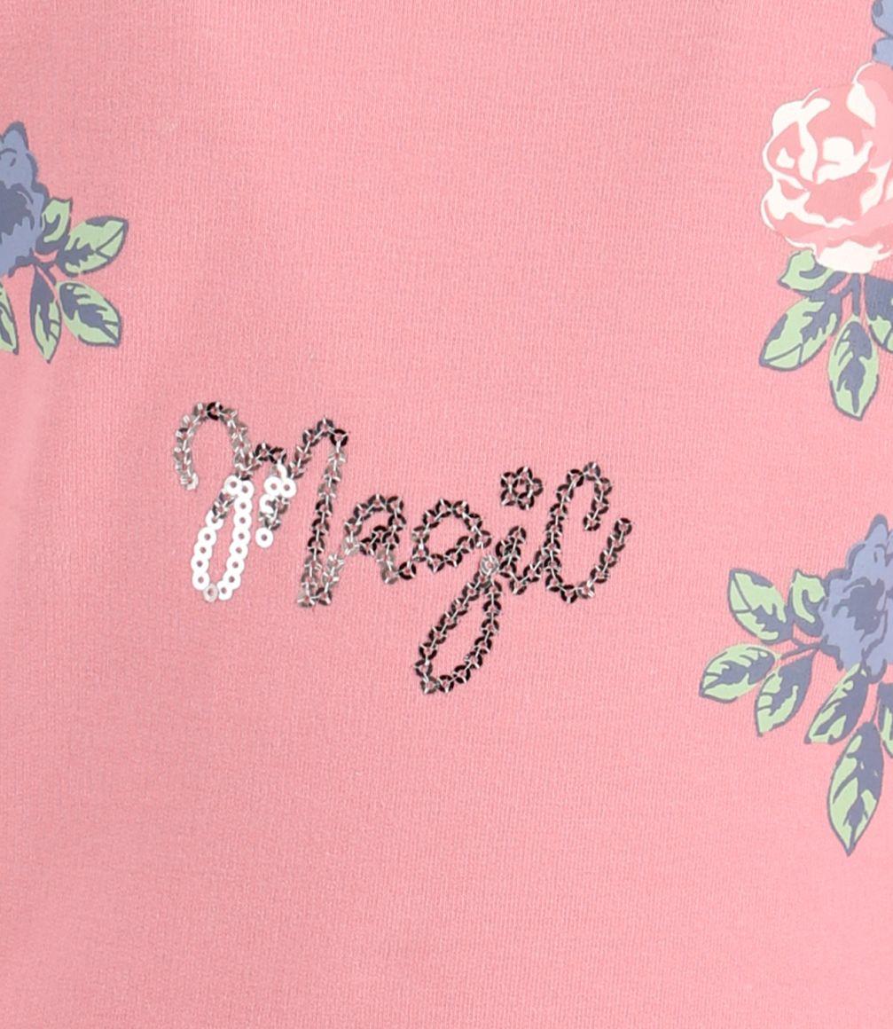 Conjunto Bebé Niña Con Flores Limonada Palo Rosa-3