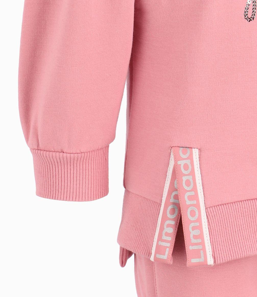 Conjunto Bebé Niña Con Flores Limonada Palo Rosa-2