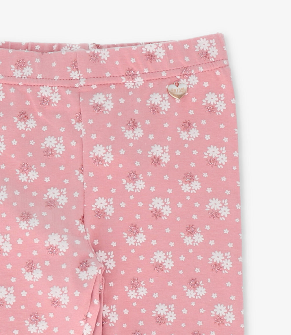 Calza niña con flores rosado 4 Kids-2