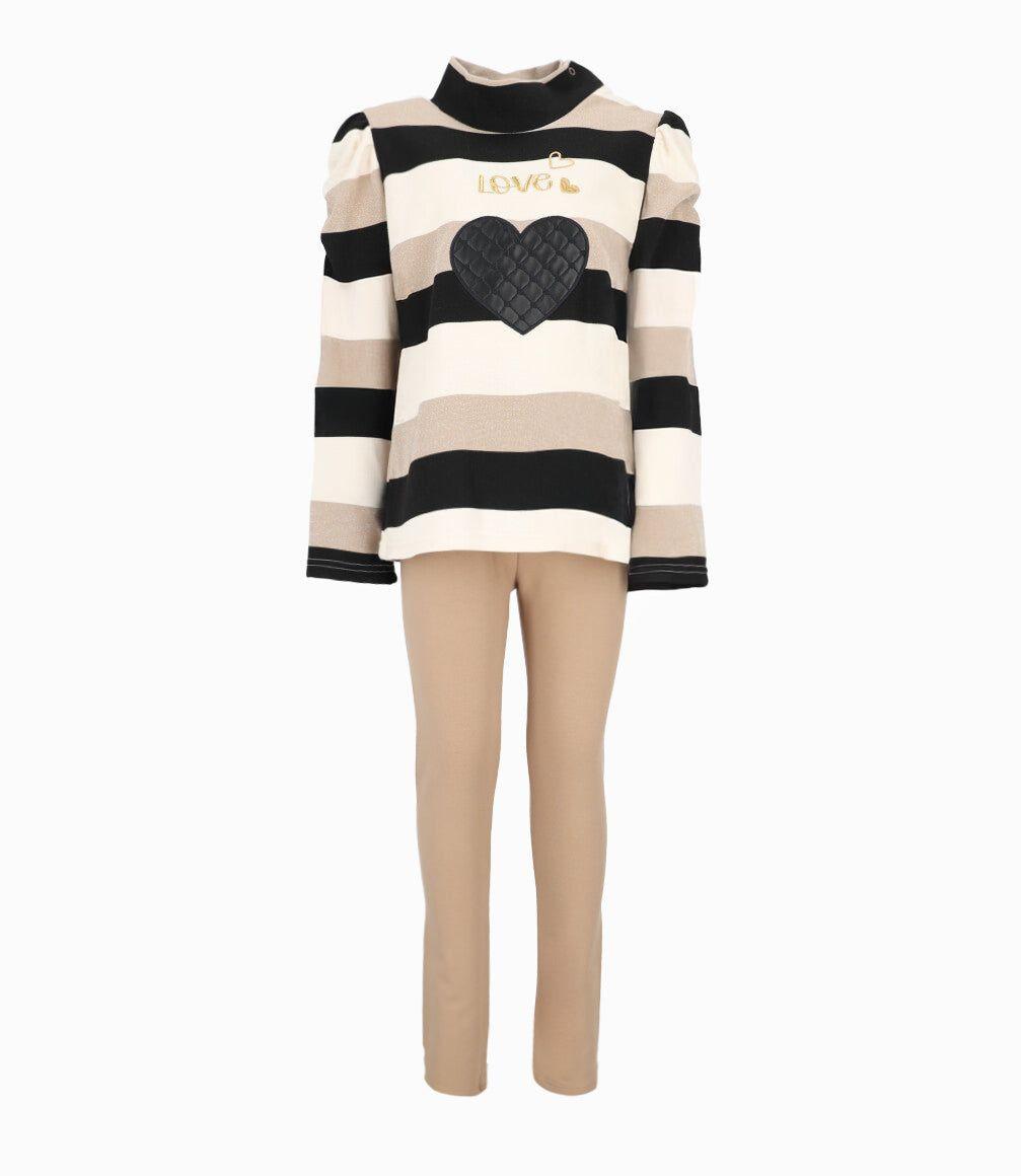 Conjunto niña beatle beige Limonada-0