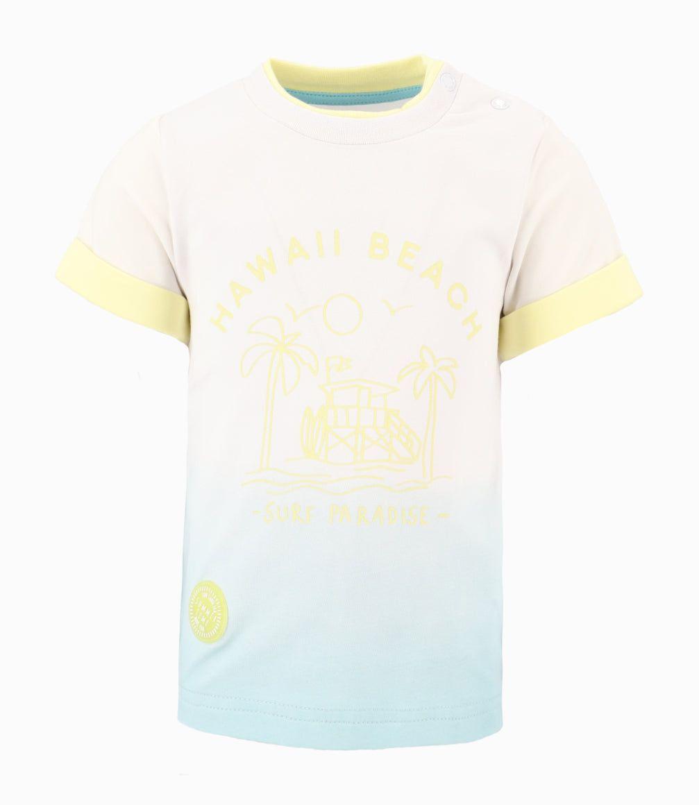 Polera Bebé Niño Tie Dye Turquesa-0