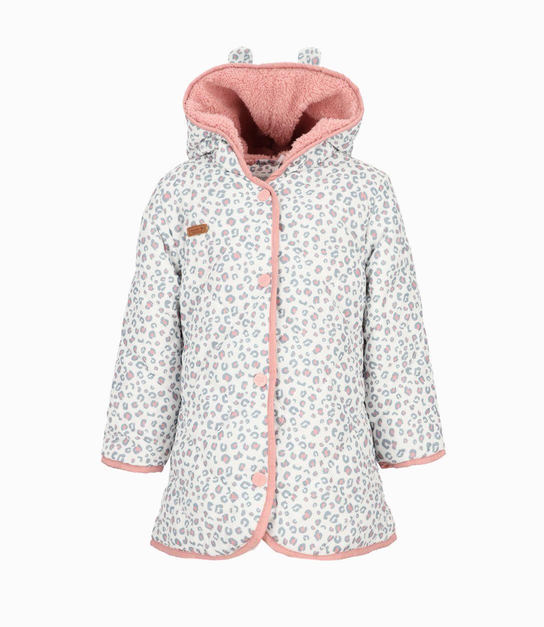 Parka bebés animal print palo rosa Limonada-0