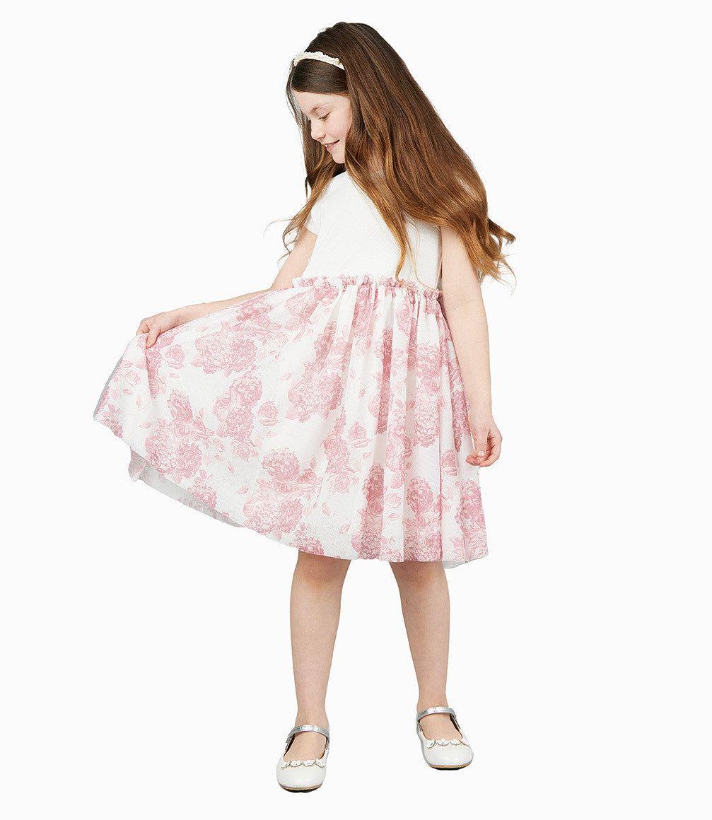 Vestido Niña Con Flores-2