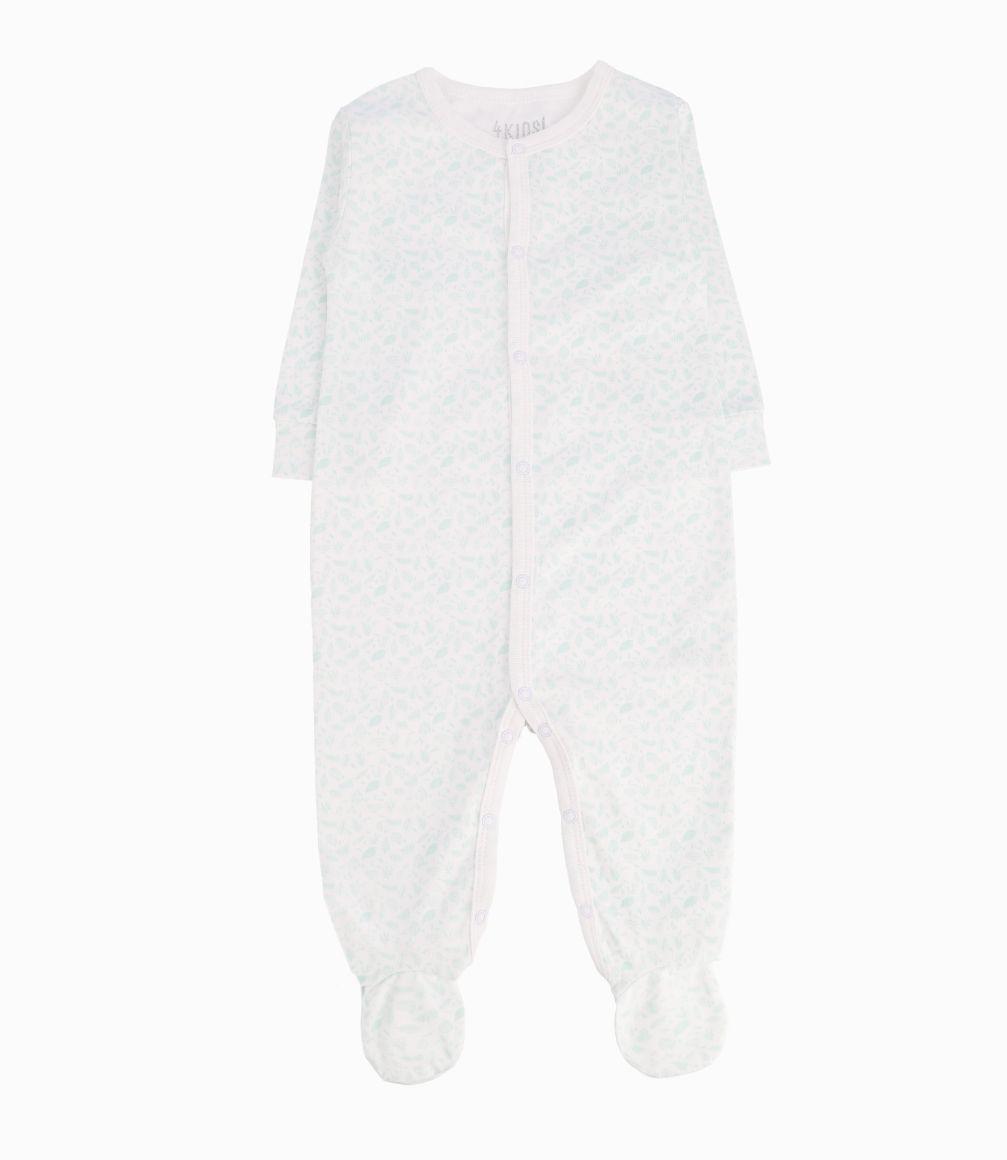 Ajuar Recién Nacido Con Hojas Y Soles Blanco-0