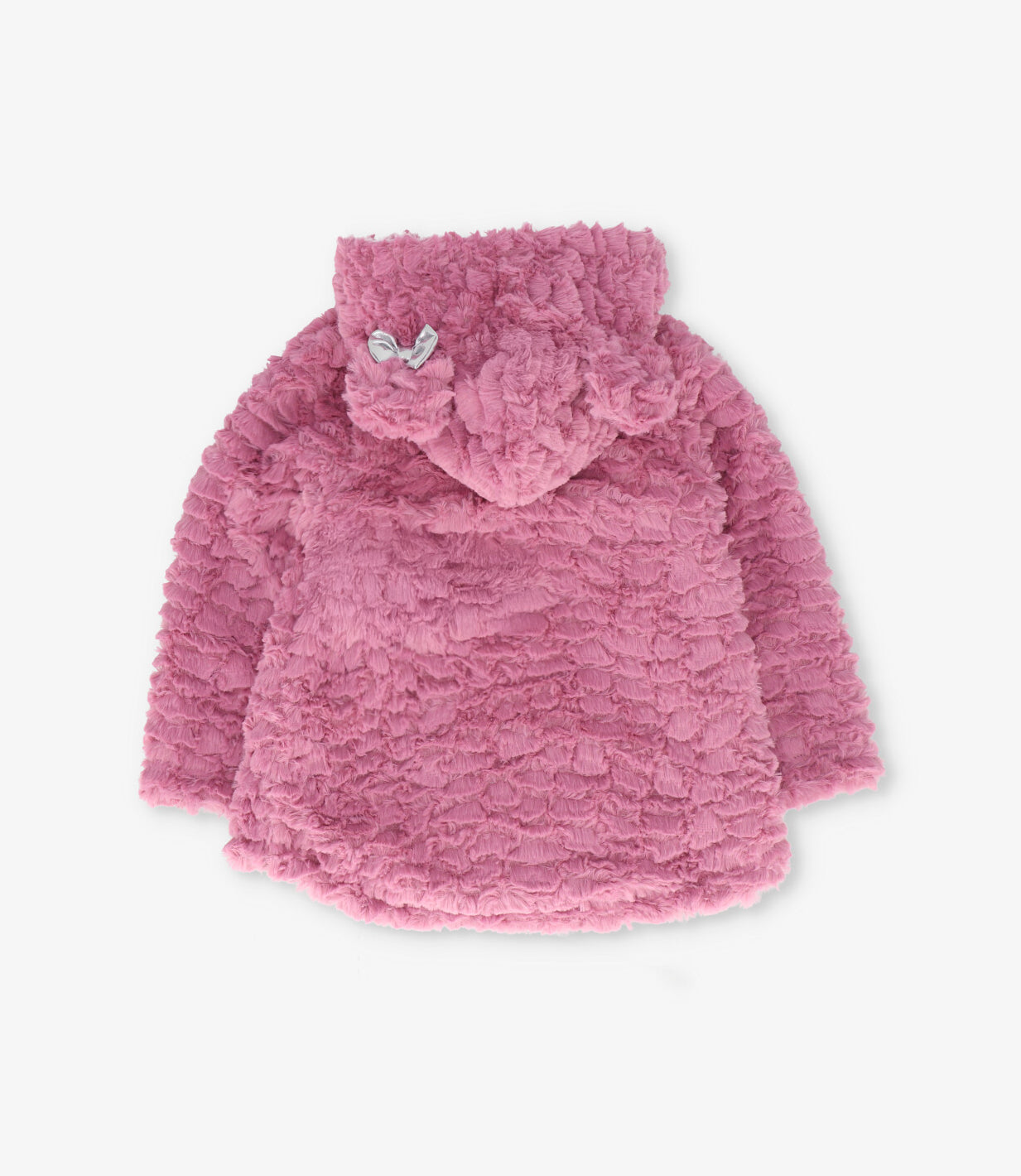 Chaqueta bebé con oso palo rosa Limonada-1