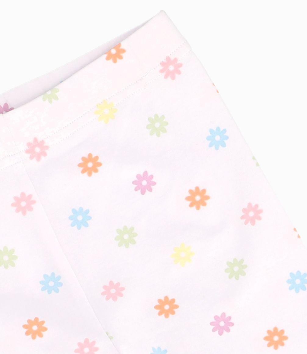 Calza Niña Floreada Blanco 4 Kids-2