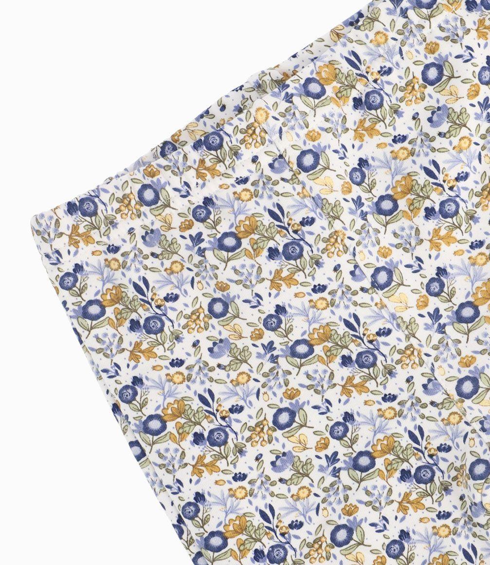 Conjunto Jacquard Floreado Recién Nacida Crudo Limonada-2