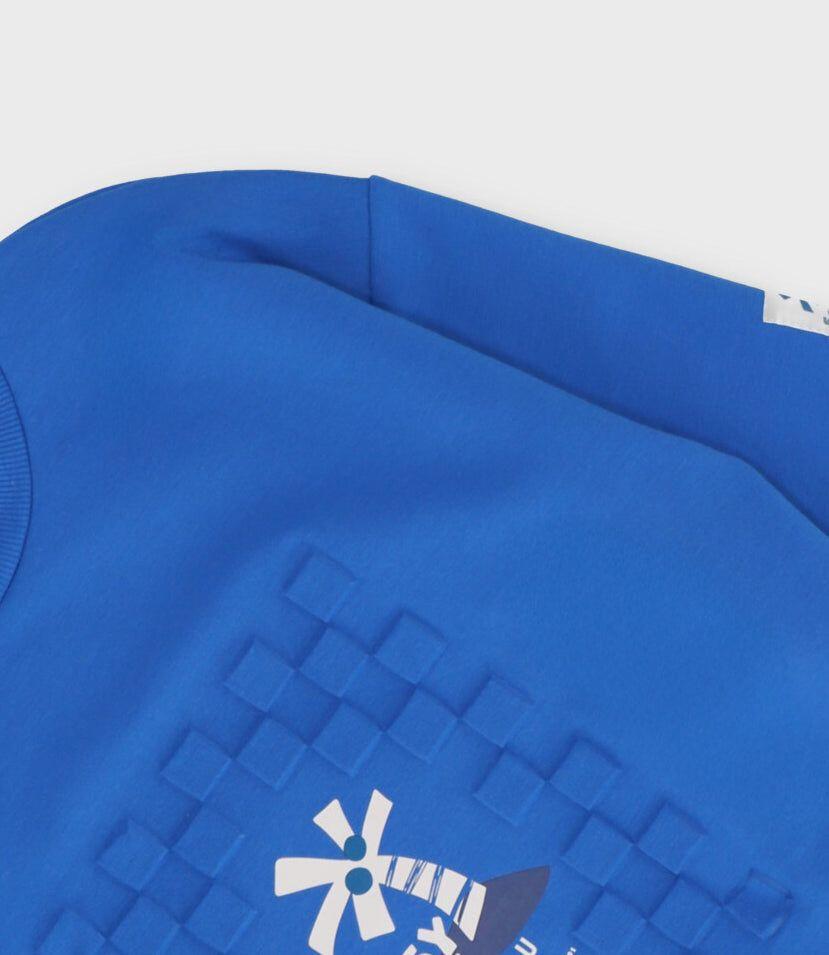 Polerón niño con diseño azul Black and Blue-2