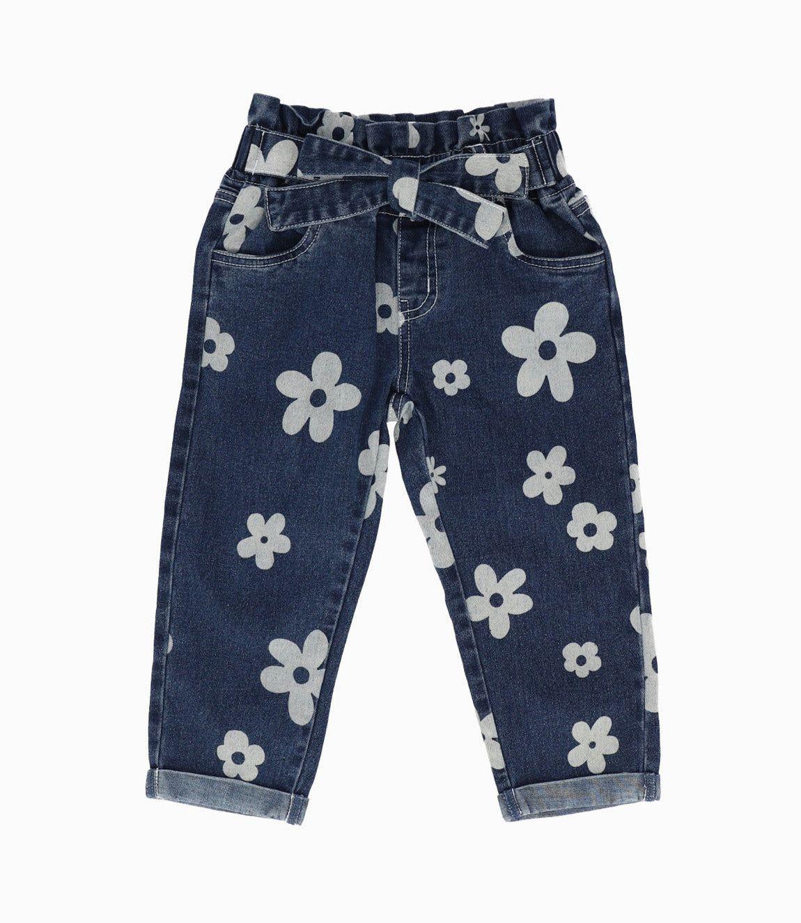 Jeans bebé bombacho azul Limonada-0