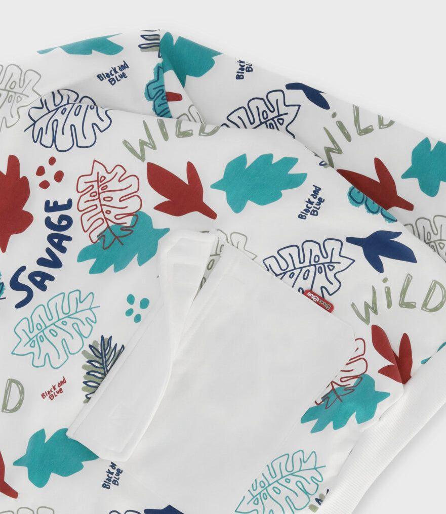 Polerón niño wild menta Black and Blue-2