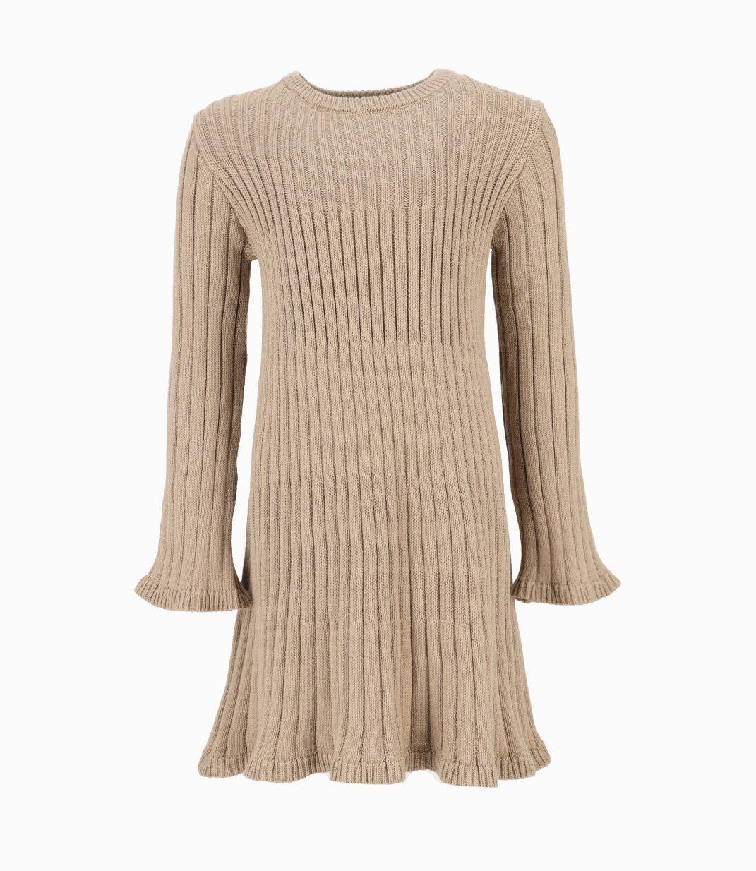 Vestido niña con bolero beige Limonada-2
