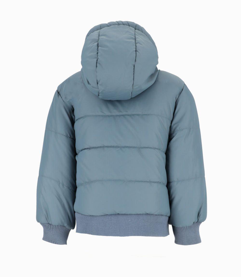 Parka niño con gorro azul Black and Blue-1