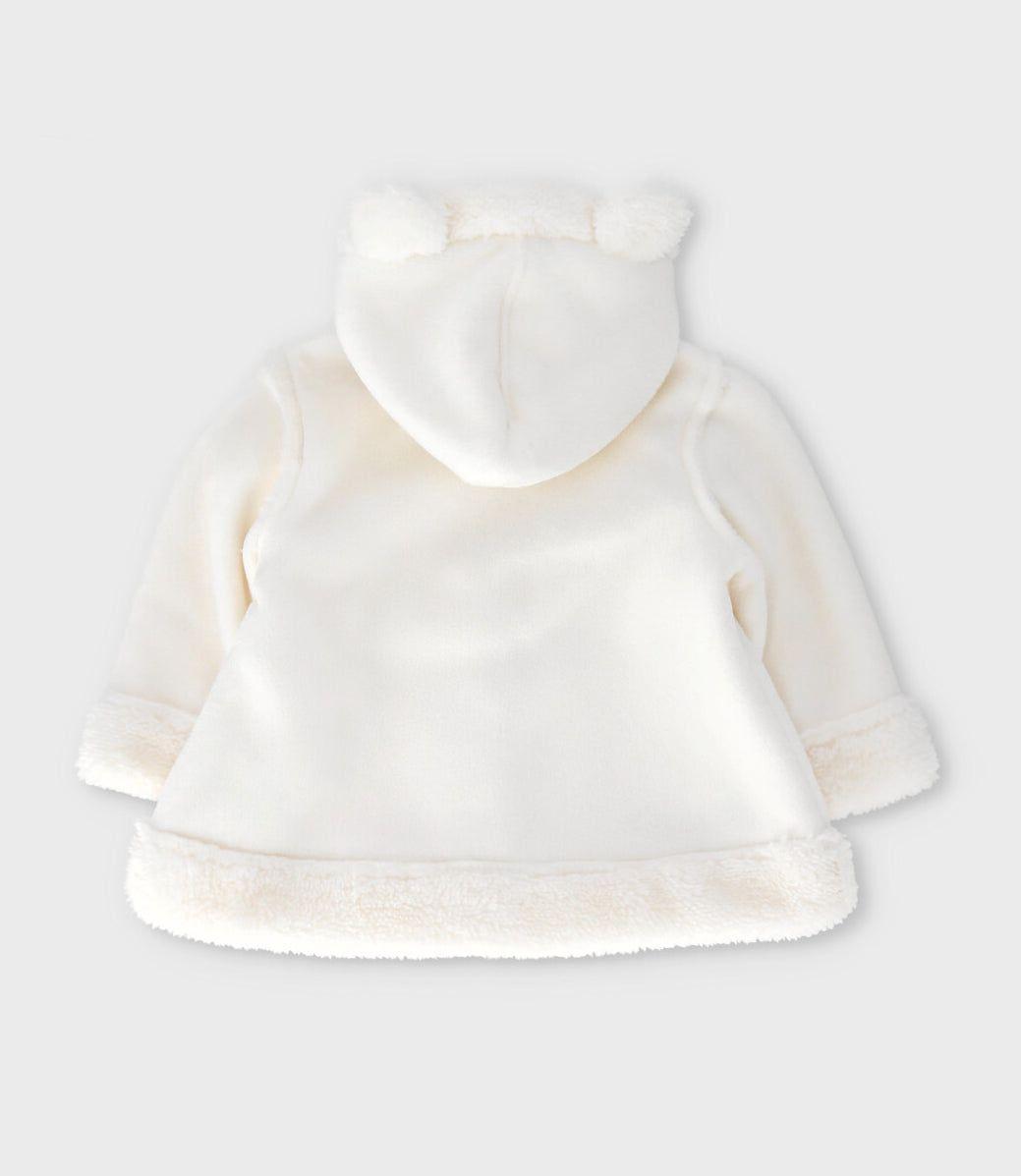 Polerón recién nacida micropolar blanco Limonada-1