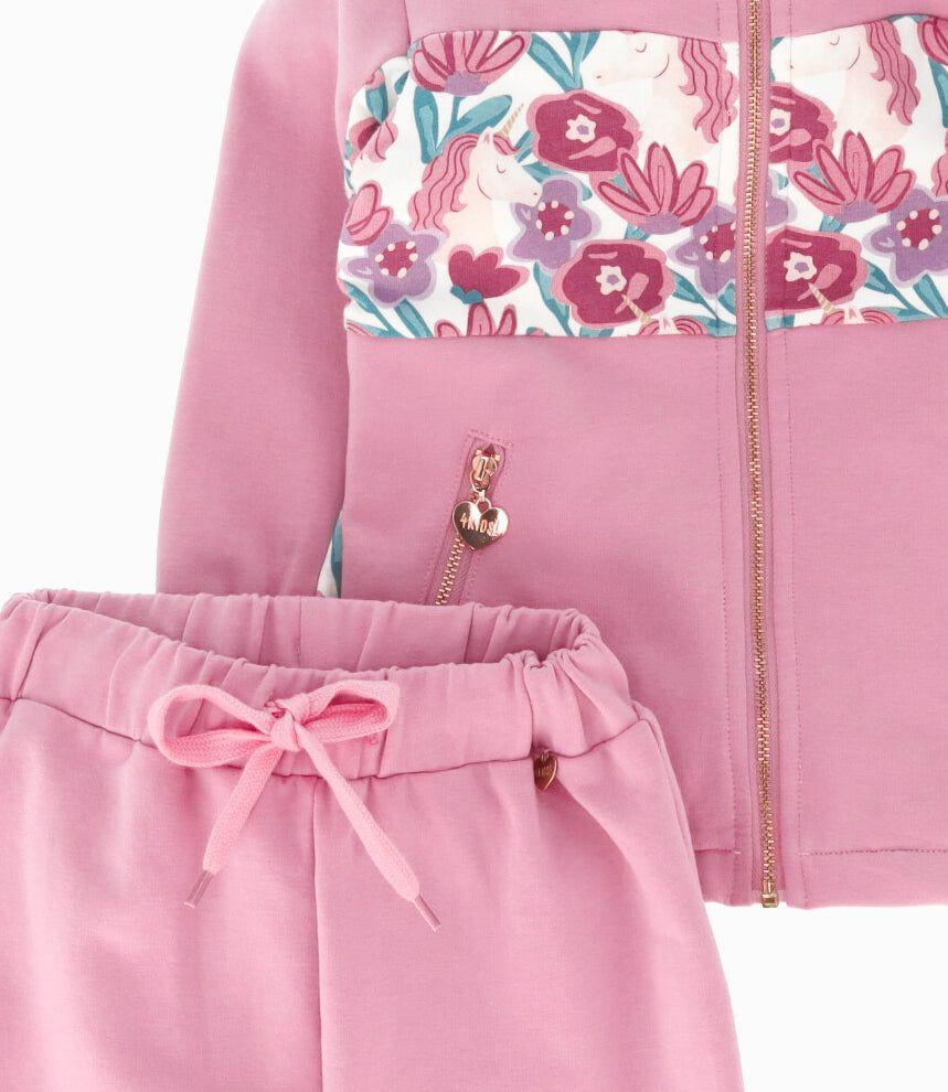 Buzo bebés con flores rosado 4 Kids-4