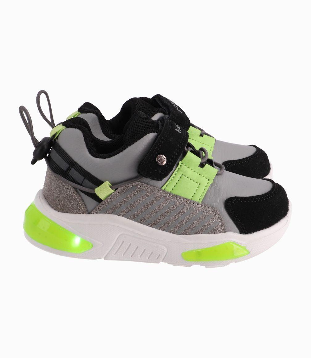 Zapatilla Caminante Urbana Black And Blue Negro-3