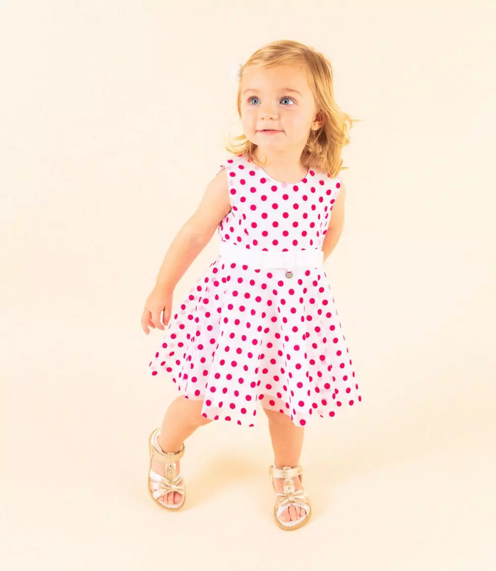 Vestido Bebé Con Puntos-9