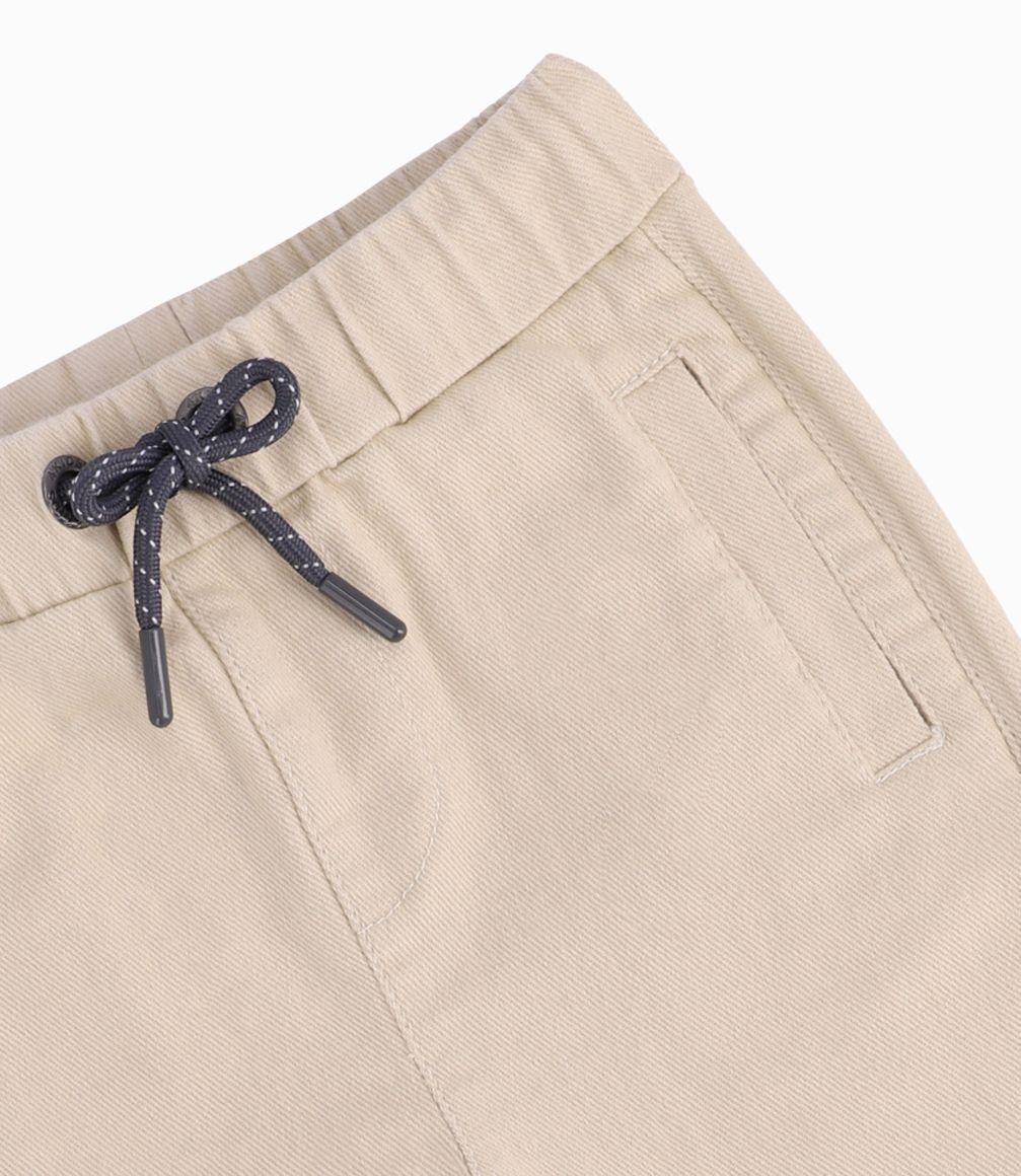 Pantalon Bebé Niño Jogger 4 Kids Beige-1