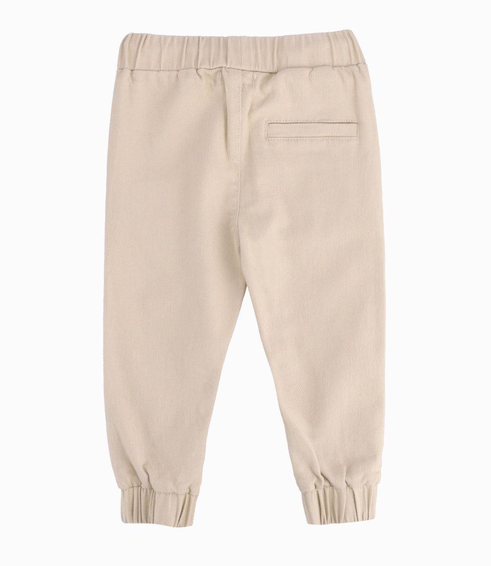 Pantalon Bebé Niño Jogger 4 Kids Beige-5