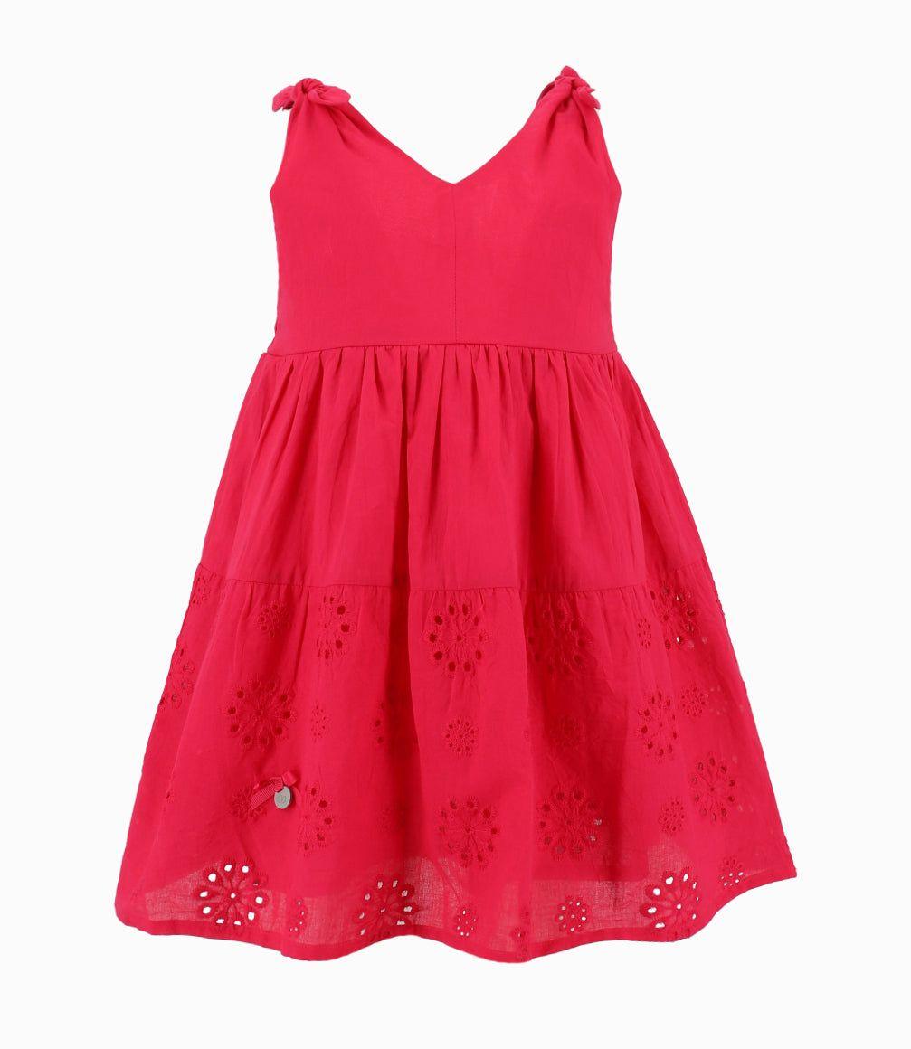Vestido Niña Con Flores-4
