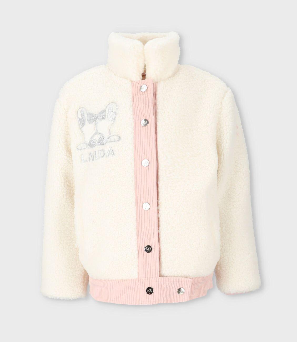 Chaqueta niña bomber blanco Limonada-0
