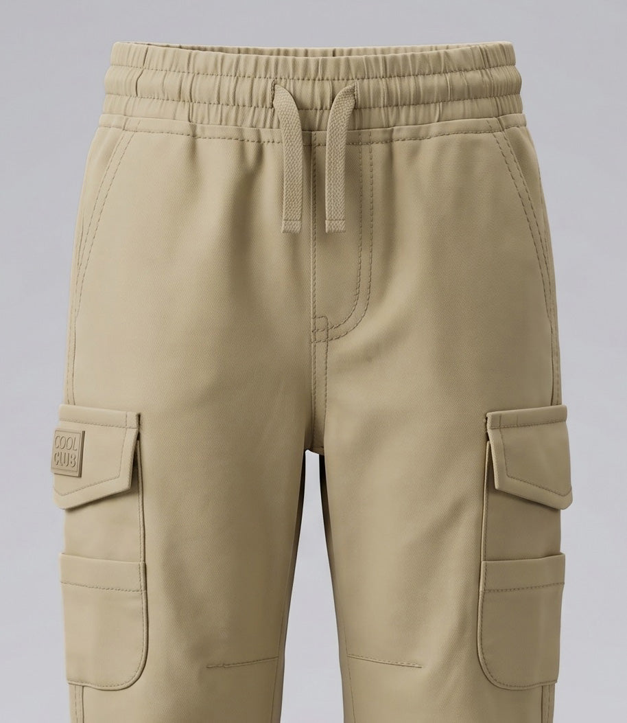 Pantalón bebé jogger B12121270226 beige Black and blue-2