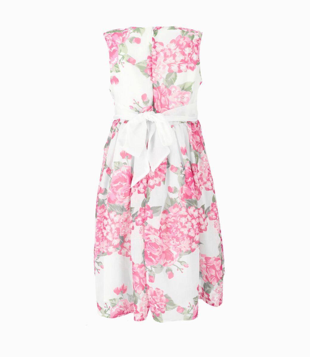 Vestido niña clásico con bolero Blanco Limonada-4