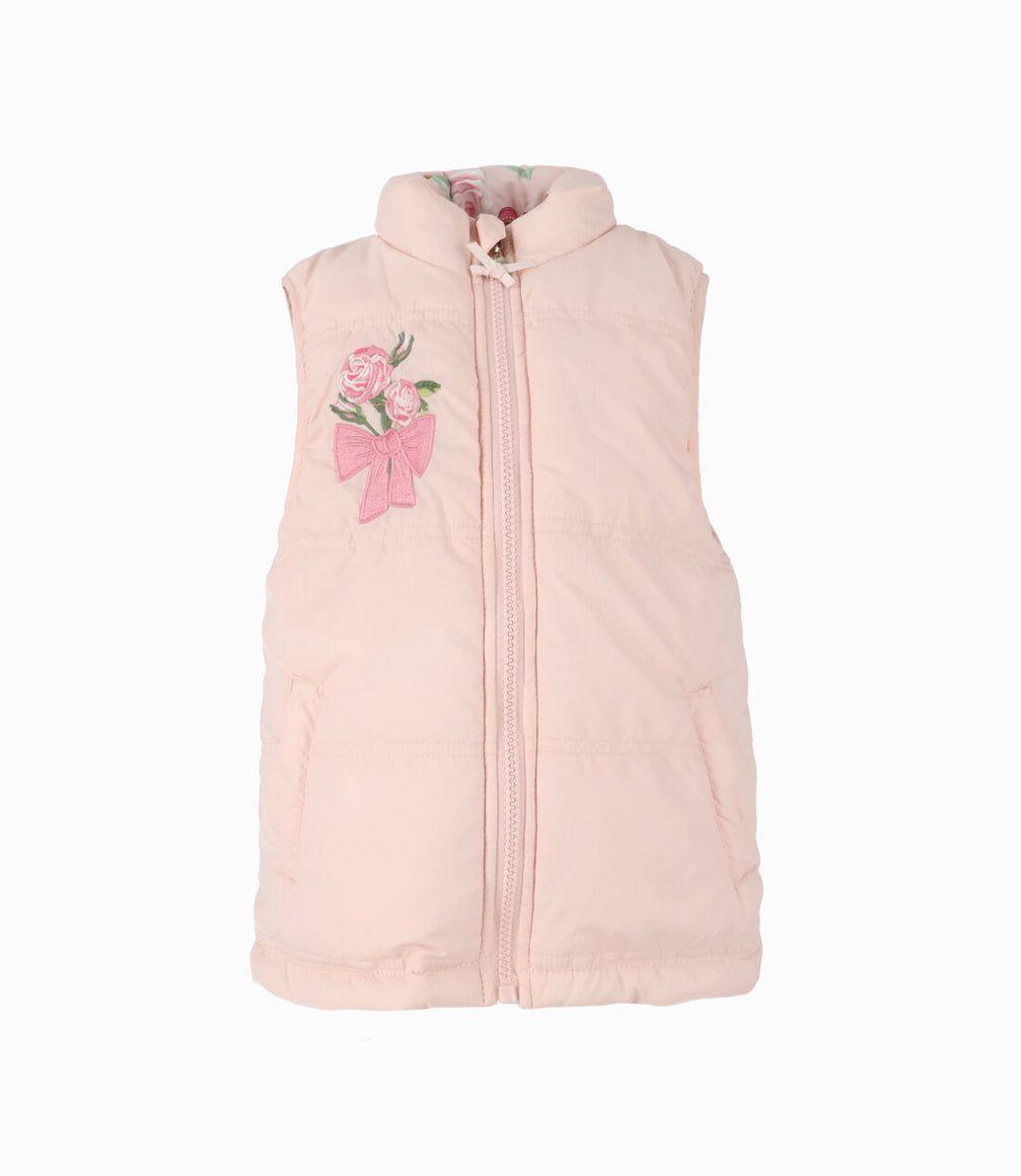 Parka niña reversible rosado Limonada-0