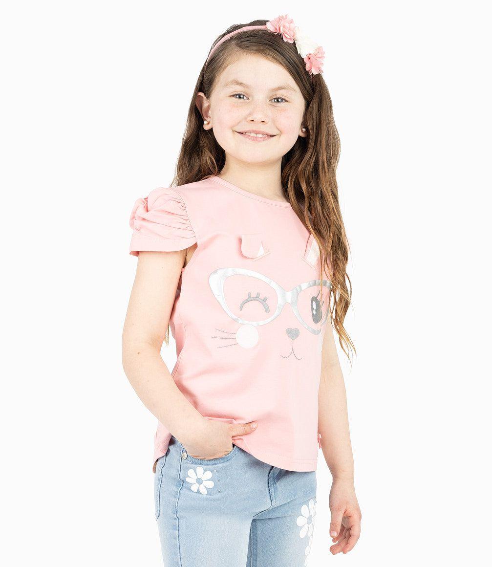 Polera Niña Con Conejo-0