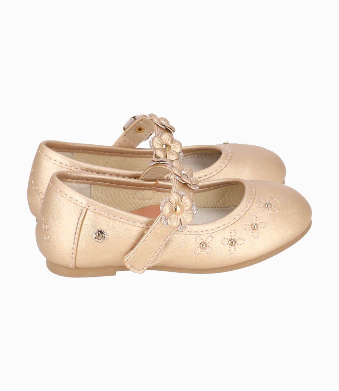 Bailarina bebés con flores dorado Limonada-1