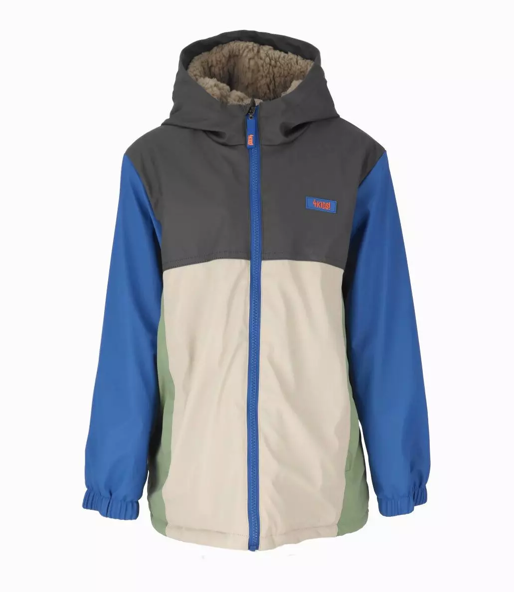 Chaqueta niño impermeable gris 4 Kids-0