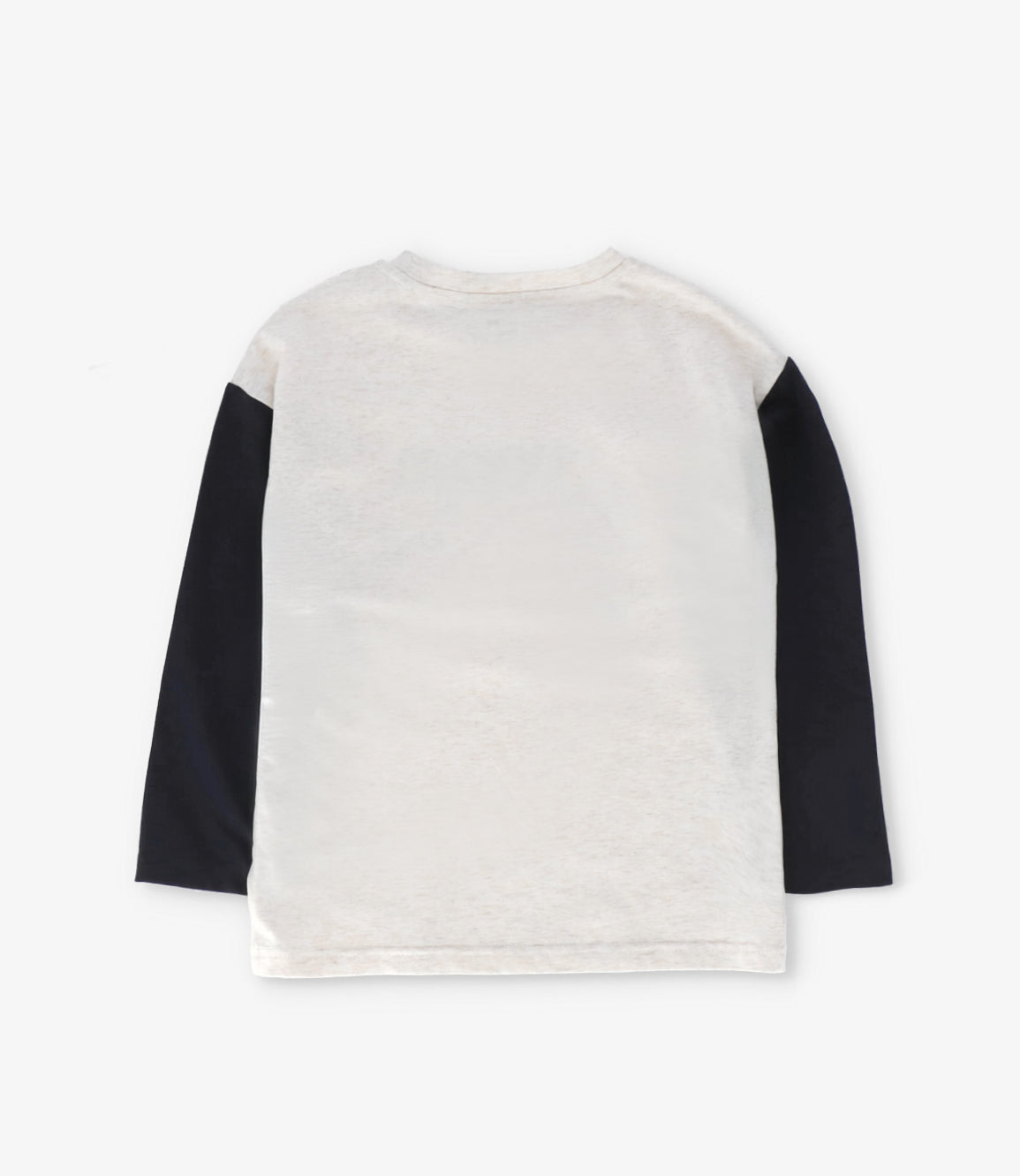 Polera manga larga niño dream big crudo Black and blue-2