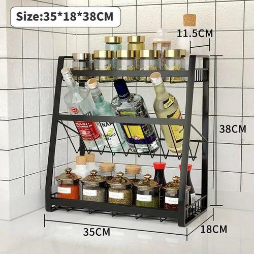 Estante Para Especias Organizador Met lico Multiuso 3 Niveles-3
