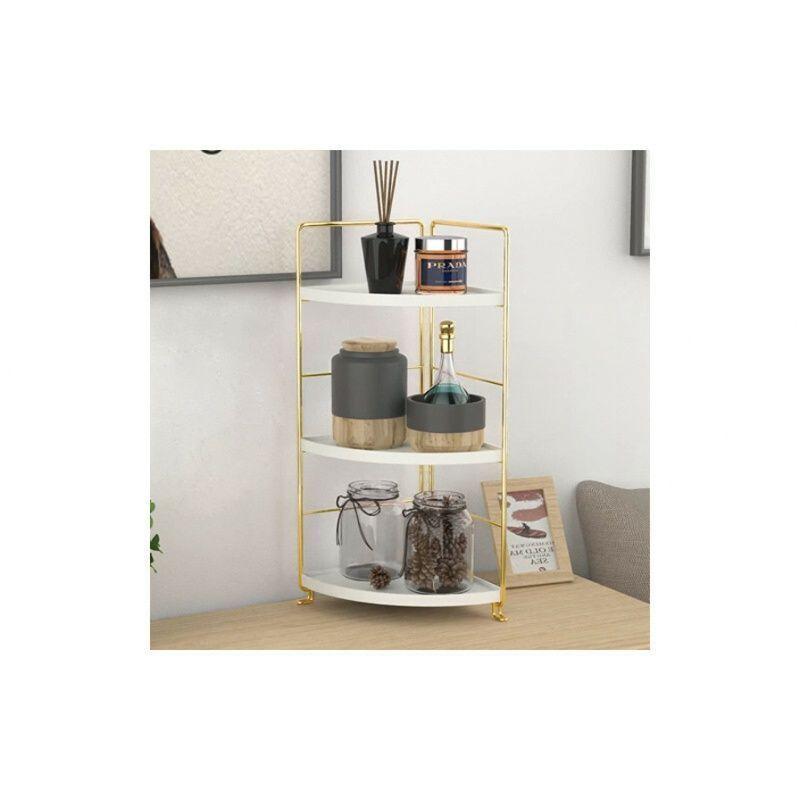 ESTANTE ORGANIZADOR TRIANGULAR MULTIUSO PARA EL HOGAR 3 NIVELES-3