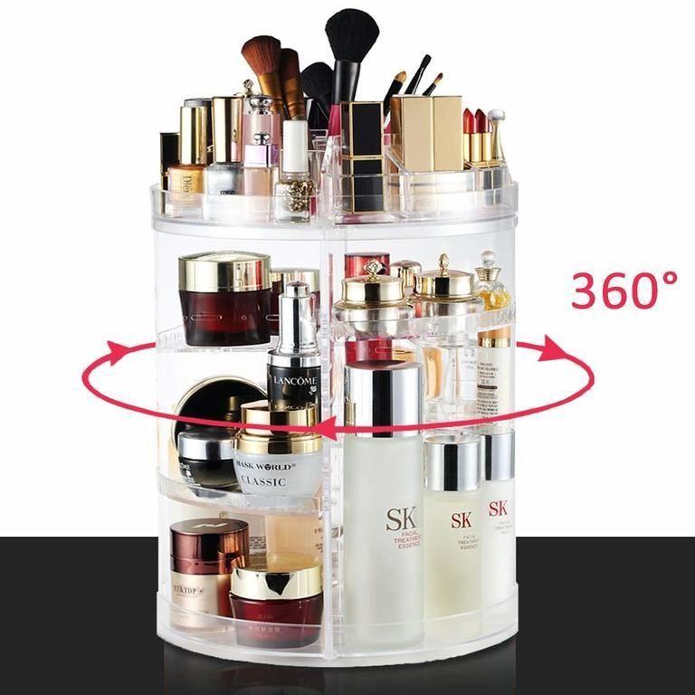 Organizador de Maquillaje Cosmetiquera Giratoria 360°-2
