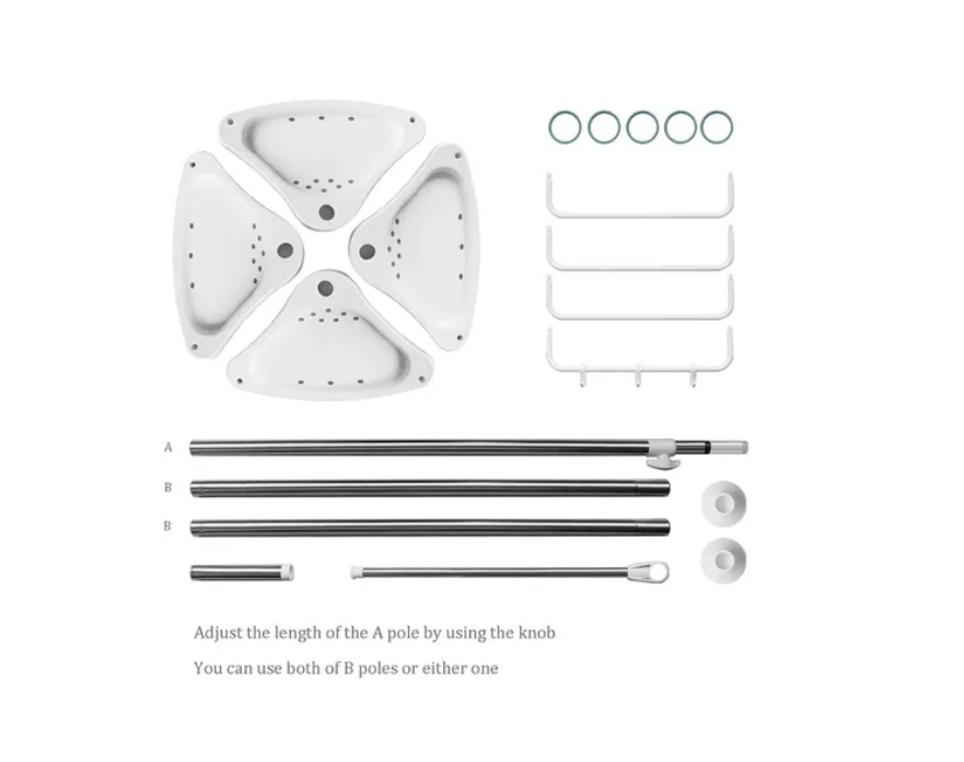 Estante Organizador Esquinero de Baño Ducha y Cocina-2