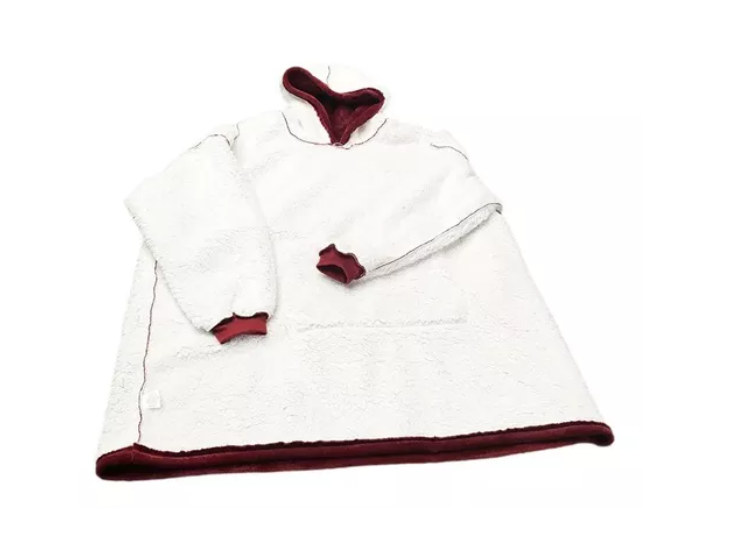 Polerón Sherpa Adulto Con Capucha Invierno otoño frio-1