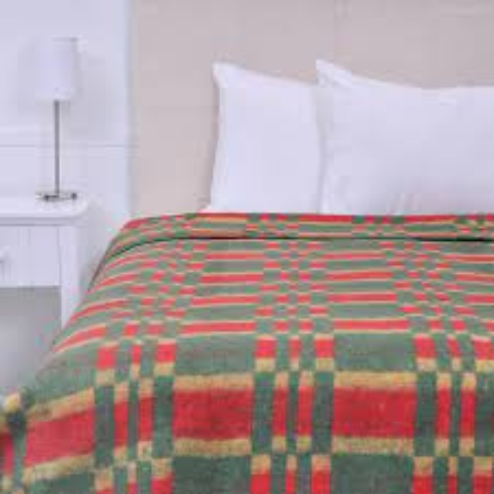 Frazada Termica Tartan 1.5P 30% algodón-0