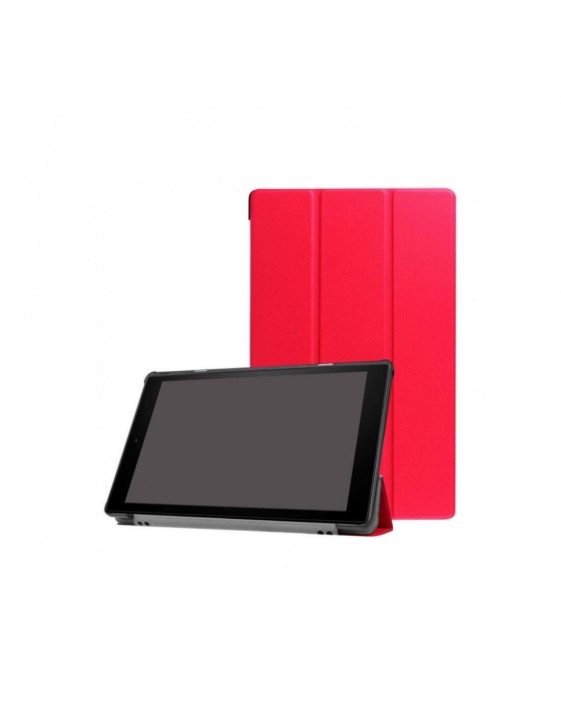 Funda Fibra Fire HD10 11 Gen Color Rojo-1