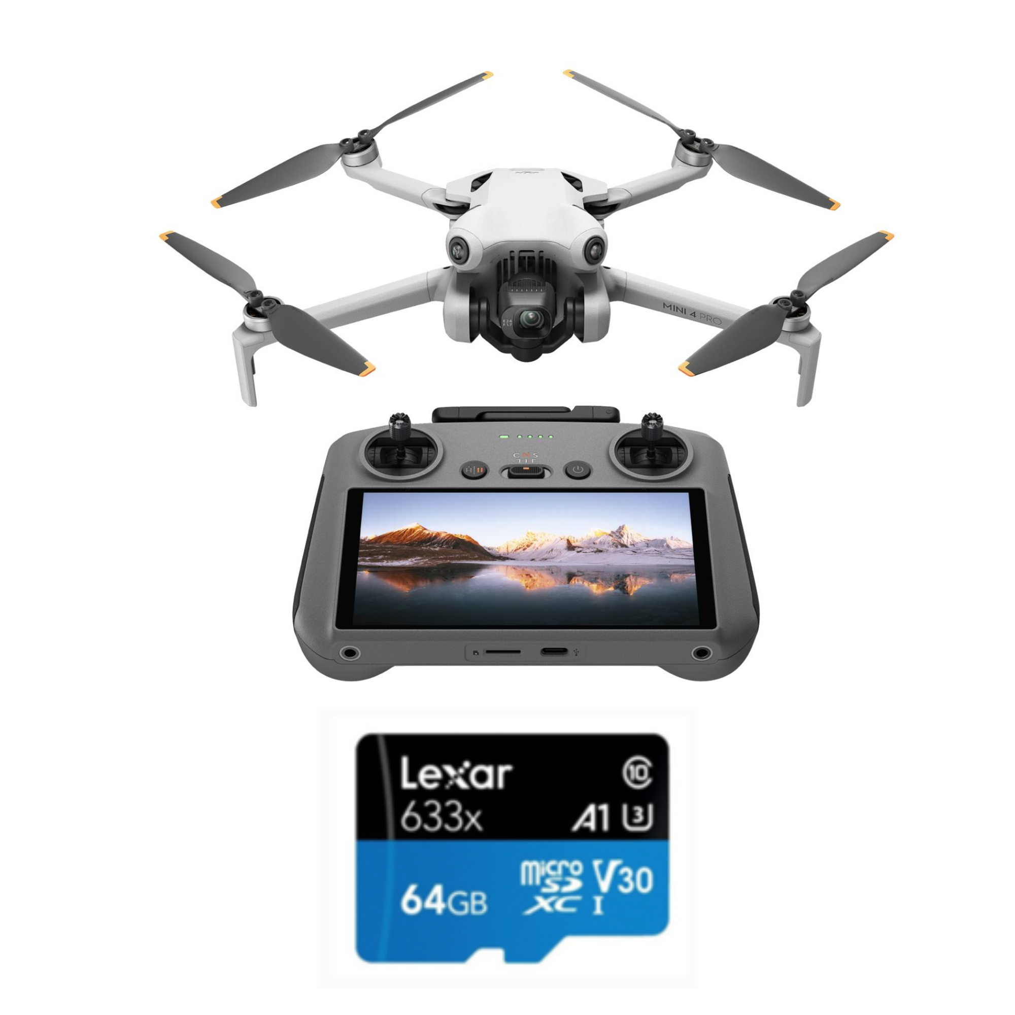 Drone DJI Mini 4 Pro (RC 2) + Tarjeta 64GB-0
