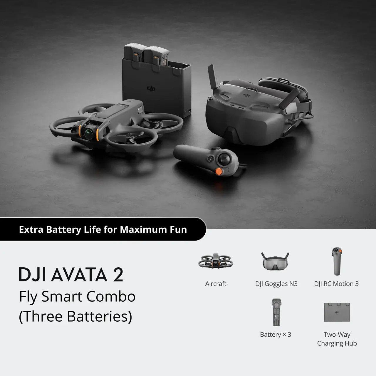 DJI Avata 2 Fly Smart Combo (Three Batteries)-2